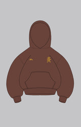 PRE-ORDER: BROWN FIRE HOODIE